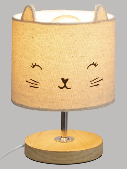 Lámpara con pantalla de gato - Kiabi