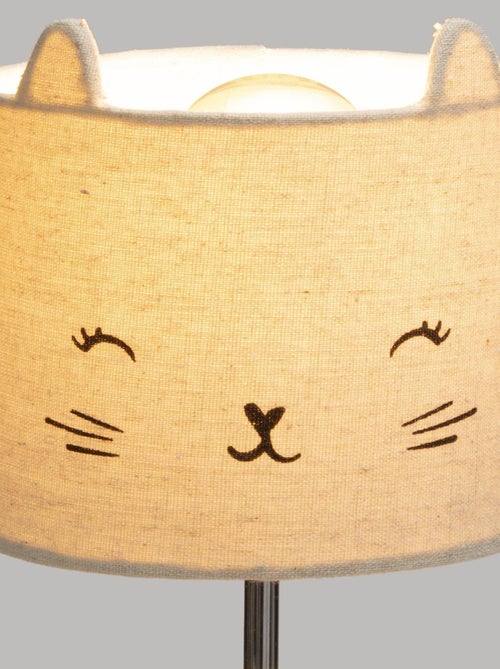 Lámpara con pantalla de gato - Kiabi