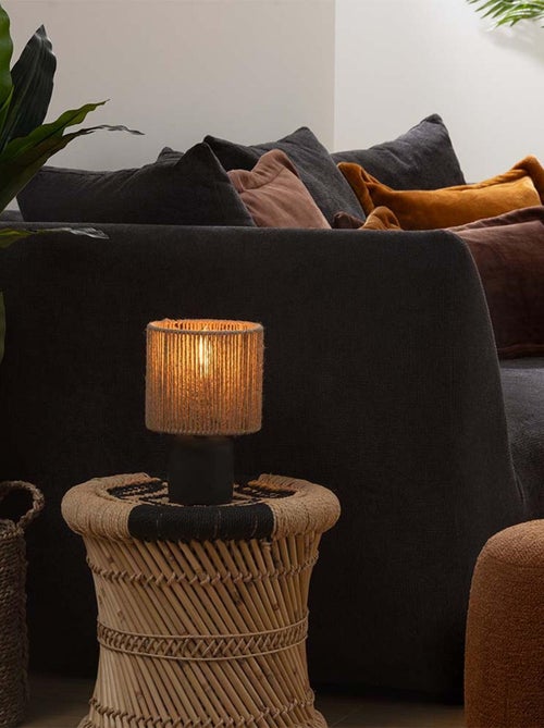 Lámpara de mesa cilíndrica estilo bohemio - Kiabi