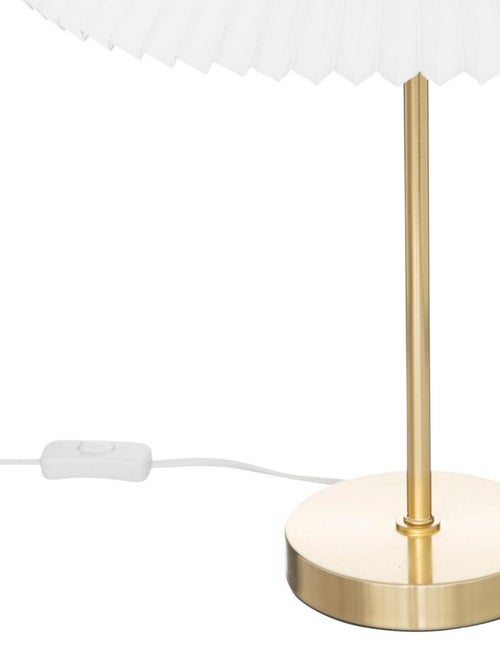 Lámpara de mesa con pantalla plisada - Kiabi
