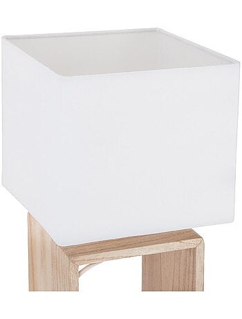 Lámpara de mesa cuadrada