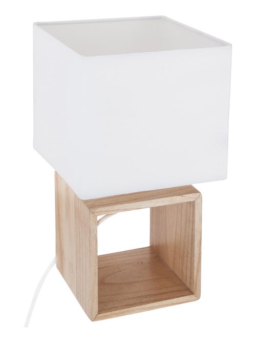 Lámpara de mesa cuadrada - Kiabi