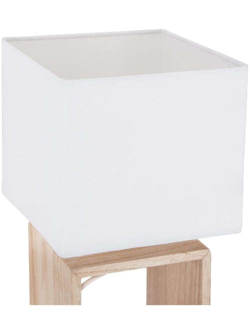 Lámpara de mesa cuadrada - Kiabi