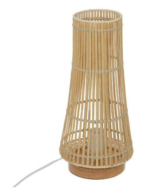 Lámpara de mesa de bambú - Kiabi
