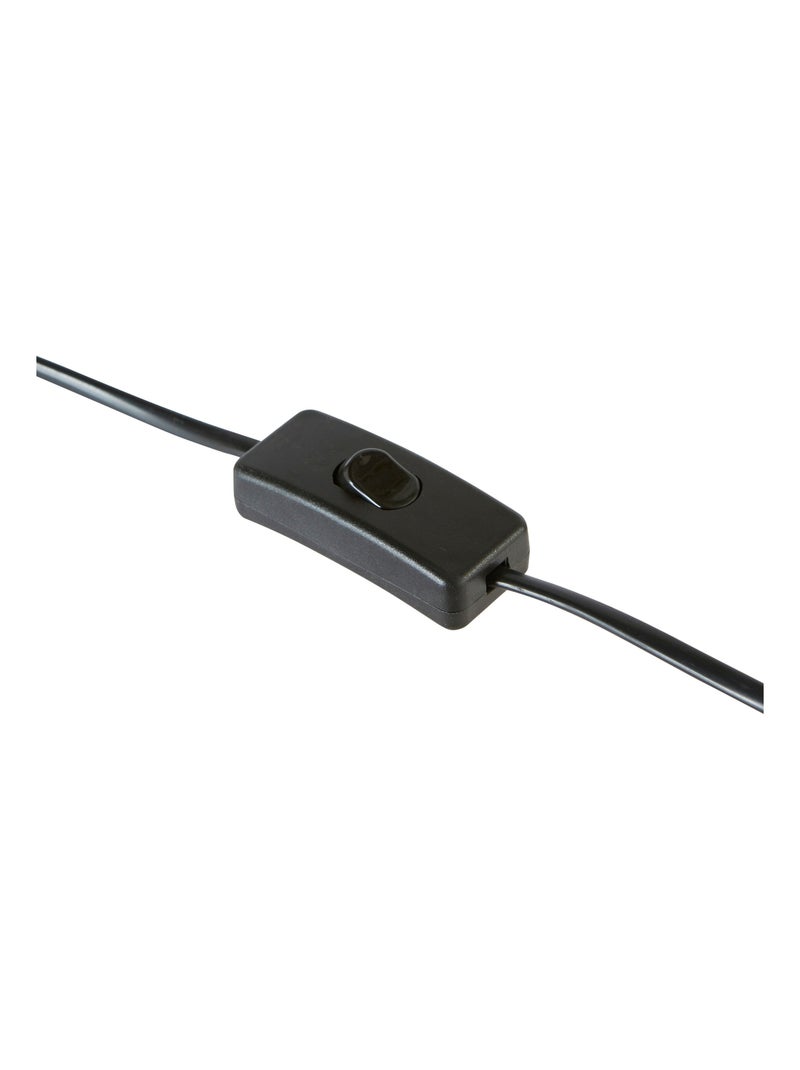 Lámpara de mesa de cerámica negra Negro - Kiabi