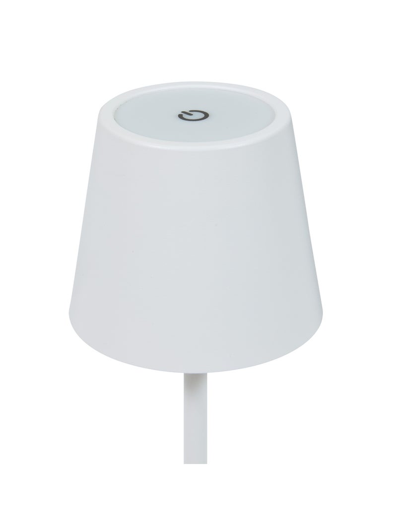 Lámpara de mesa led recargable para exterior Blanco - Kiabi
