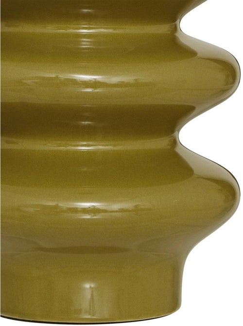 Lámpara de mesa seta vinus verde caqui h41.5cm - Kiabi