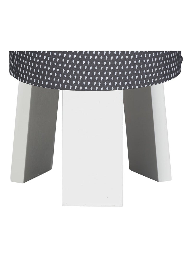 Lámpara de mesilla con base de algodón - SAUTHON Gris - Kiabi