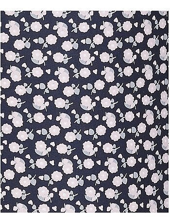 Lámpara de mesilla con base de algodón Azul - SAUTHON