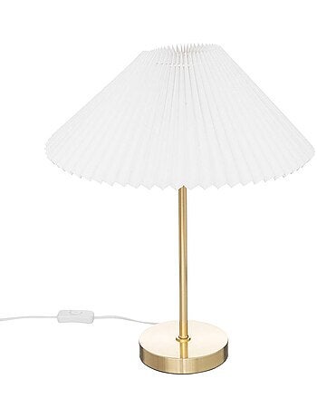 Lámpara de metal jiling h47cm blanco