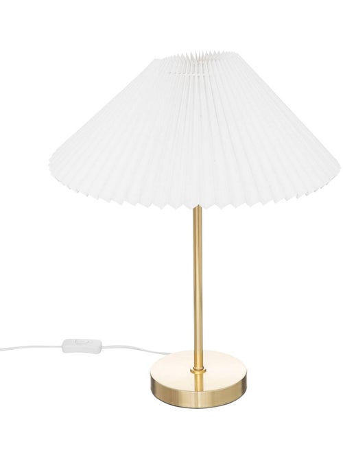 Lámpara de metal jiling h47cm blanco - Kiabi Lámpara de metal jiling h47cm blanco - Kiabi