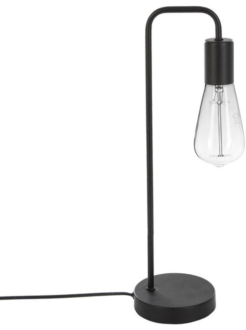 Lámpara de metal keli negra h45cm - Kiabi Lámpara de metal keli negra h45cm - Kiabi