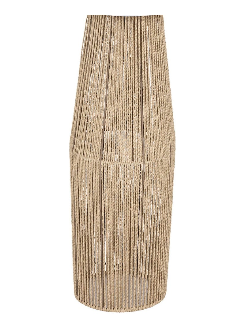 Lámpara de pie bimaterial Beige - Kiabi