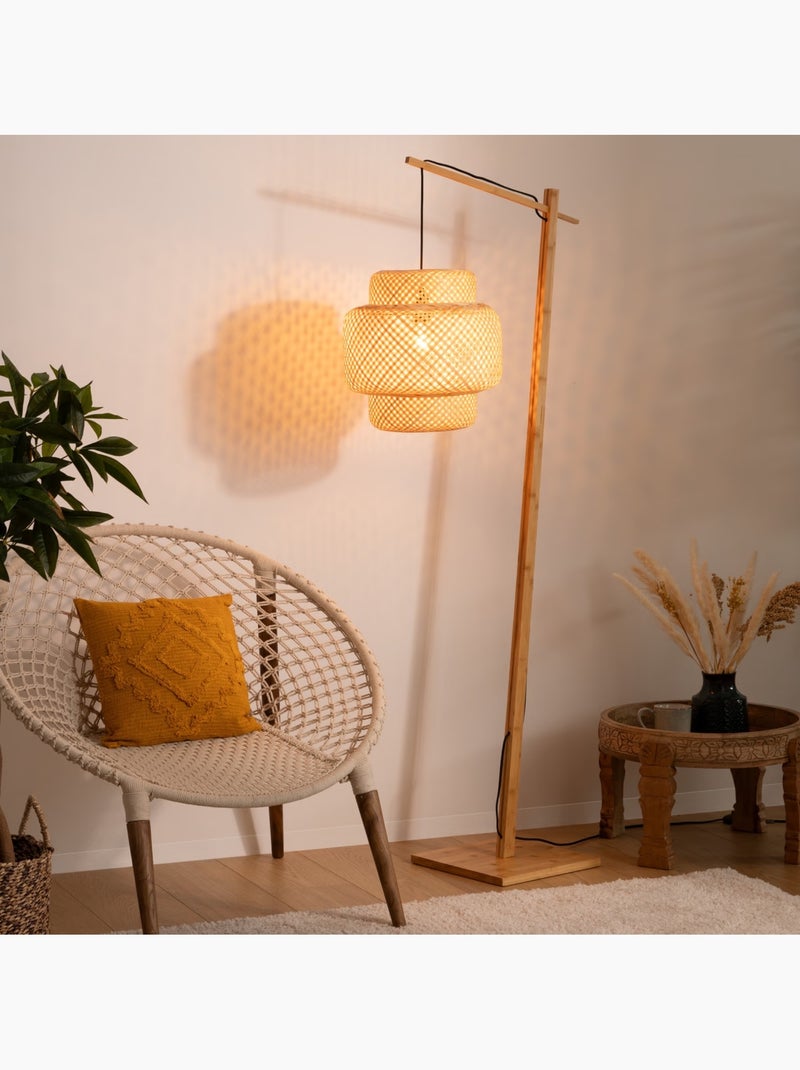 Lámpara de pie con suspensión Beige - Kiabi