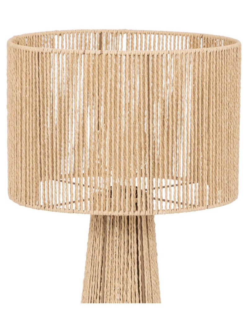 Lámpara de pie estilo yute Beige - Kiabi