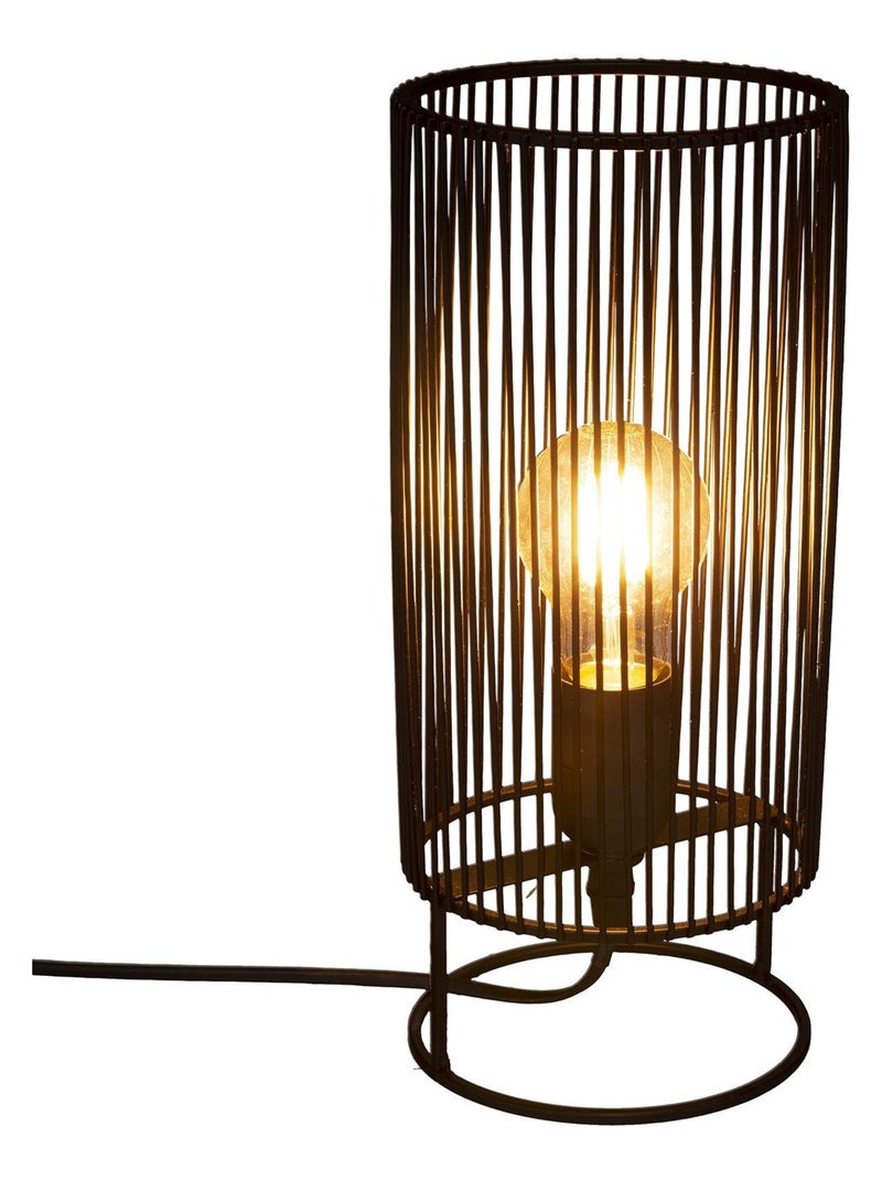 Lámpara de sobremesa estilo Indus Negro - Kiabi