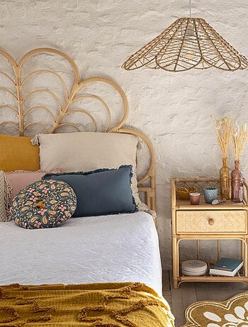 Lámpara de techo flor en cordón