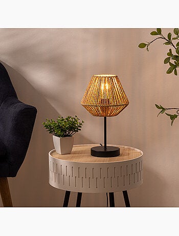 Lámpara jily beige h34cm