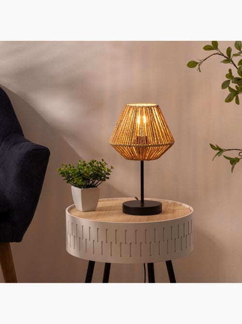 Lámpara jily beige h34cm - Kiabi Lámpara jily beige h34cm - Kiabi