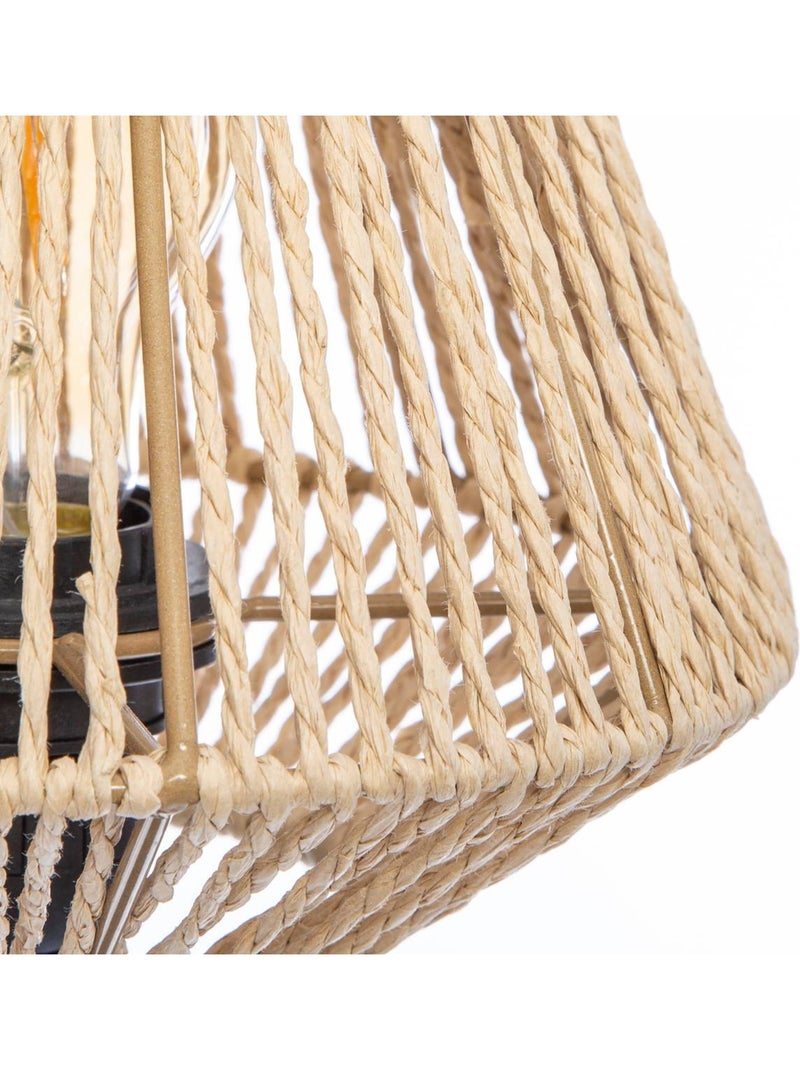 Lámpara jily beige h34cm Beige - Kiabi