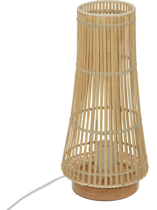 Lámpara mahe h38cm beige - Kiabi