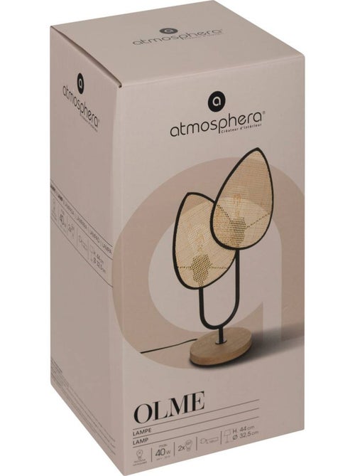 Lámpara olme de metal h44cm - Kiabi Lámpara olme de metal h44cm - Kiabi