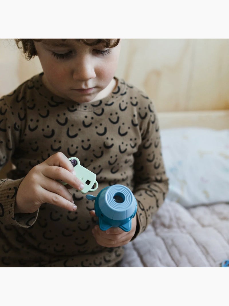Lámpara proyectora de cuentos para niños | kidywolf Azul - Kiabi