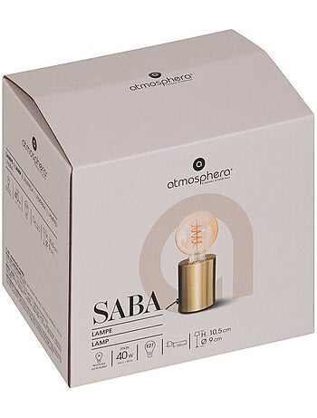 Pie de lámpara saba cobre h11cm