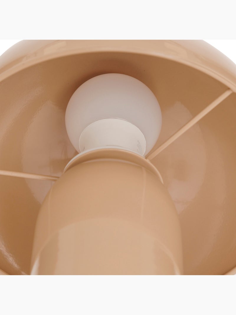 Lámpara seta de metal Beige - Kiabi