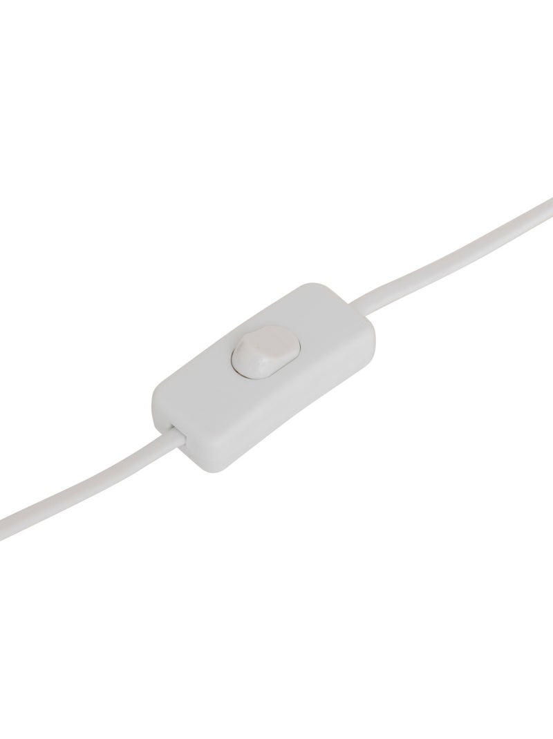 Lámpara seta de metal Beige - Kiabi