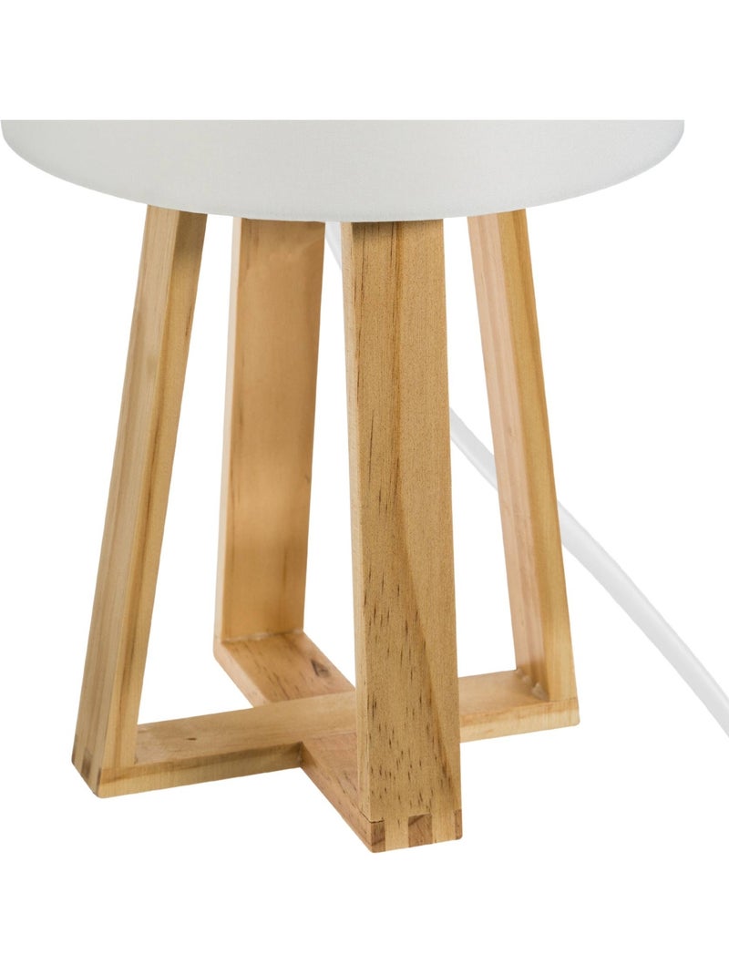 Lámpara trípode de estilo escandinavo Blanco - Kiabi