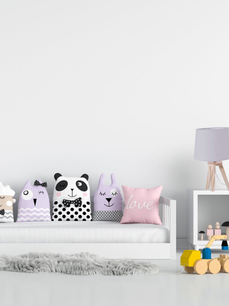 Lámpara trípode h.30cm madera gris Gris - Kiabi