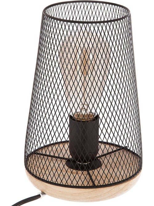 Lámpara zely gris h23cm - Kiabi Lámpara zely gris h23cm - Kiabi