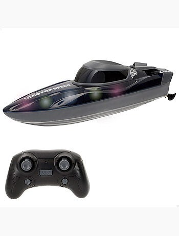 Lancha de juguete teledirigida giros 360º speed & go