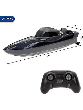 Lancha de juguete teledirigida giros 360º speed & go