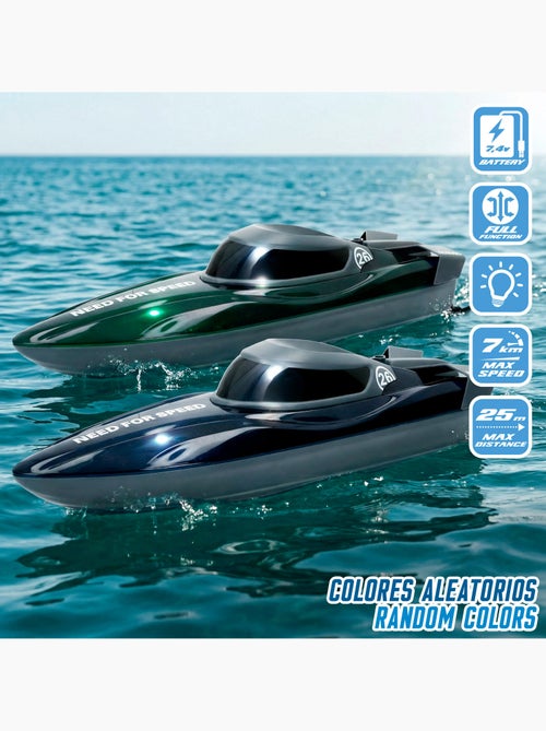 Lancha de juguete teledirigida giros 360º speed & go - Kiabi