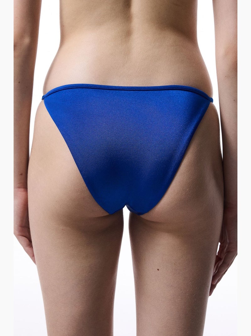 Lapis braga de bikini de corte minimal penti Azul cobalto - Kiabi