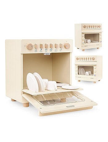 Lavavajillas de cocina madera juego de rol Mamabrum