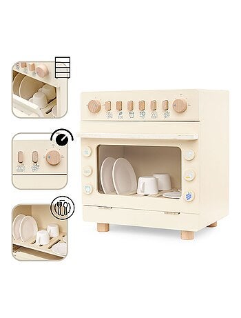 Lavavajillas de cocina madera juego de rol Mamabrum