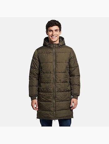 Lee cooper - abrigo largo acolchado de hombre