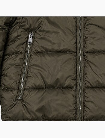 Lee cooper - abrigo largo acolchado de hombre