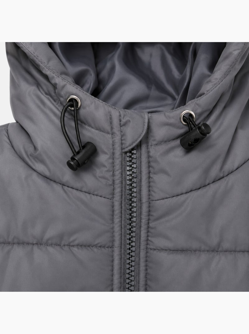 Lee cooper - abrigo largo acolchado de hombre Gris - Kiabi