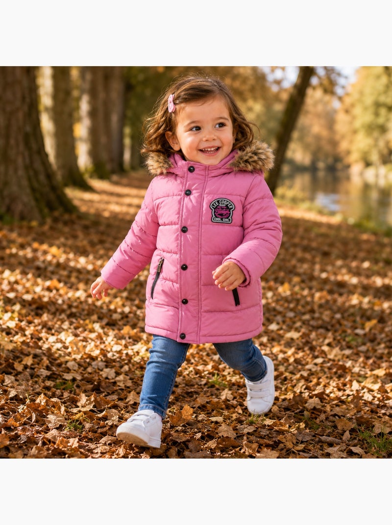 Lee Cooper - Abrigo niña Rosa - Kiabi