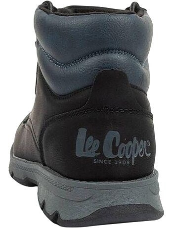 Lee Cooper - Botas a los Tobillos de Pieles Ecológicas Diseño Logotipos para Hombre