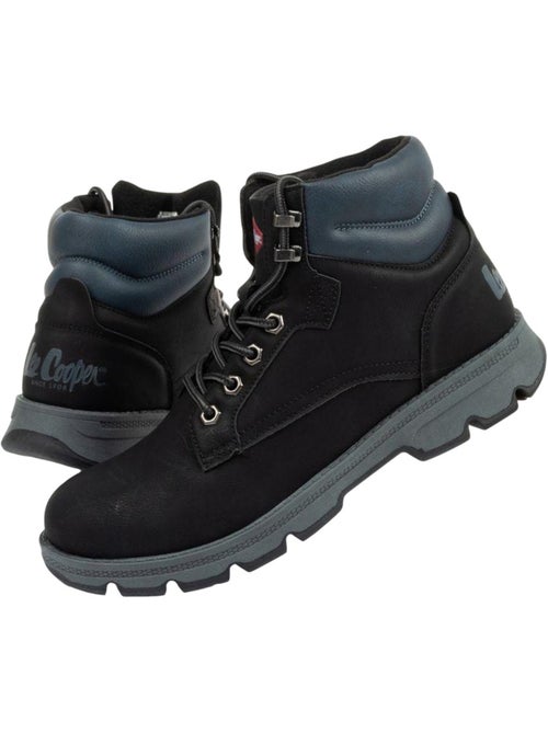Lee Cooper - Botas a los Tobillos de Pieles Ecológicas Diseño Logotipos para Hombre - Kiabi