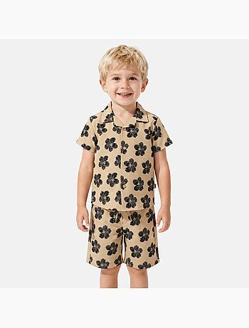 Lee Cooper - Camisa de manga corta y pantalones cortos a juego