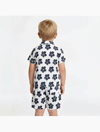 Lee Cooper - Camisa de manga corta y pantalones cortos a juego