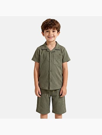 Lee Cooper - Camisa de manga corta y pantalones cortos a juego