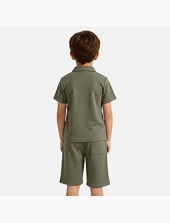 Lee Cooper - Camisa de manga corta y pantalones cortos a juego