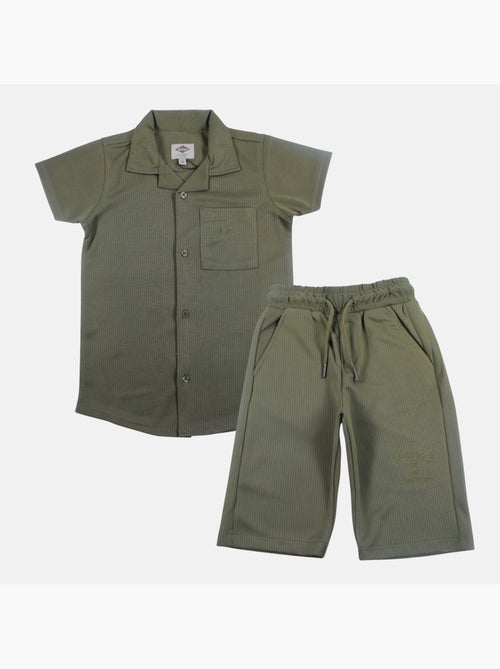 Lee Cooper - Camisa de manga corta y pantalones cortos a juego - Kiabi